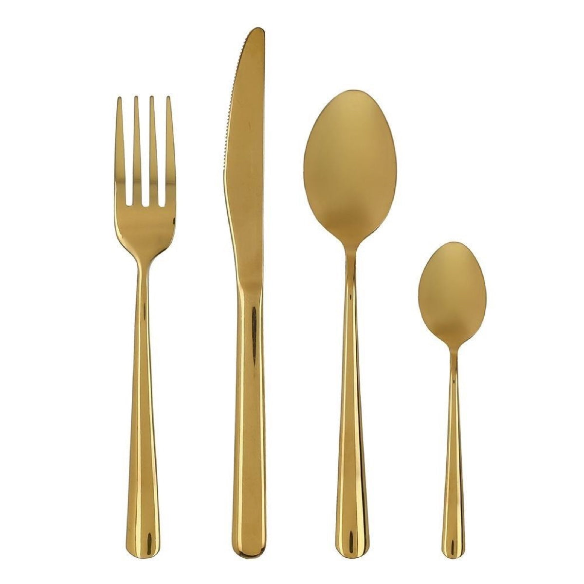 Servizio Posate Tognana 24 Pezzi in Acciaio Inox Oro