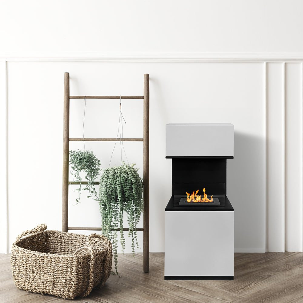 Camino a bioetanolo da terra Oslo in acciao bianco