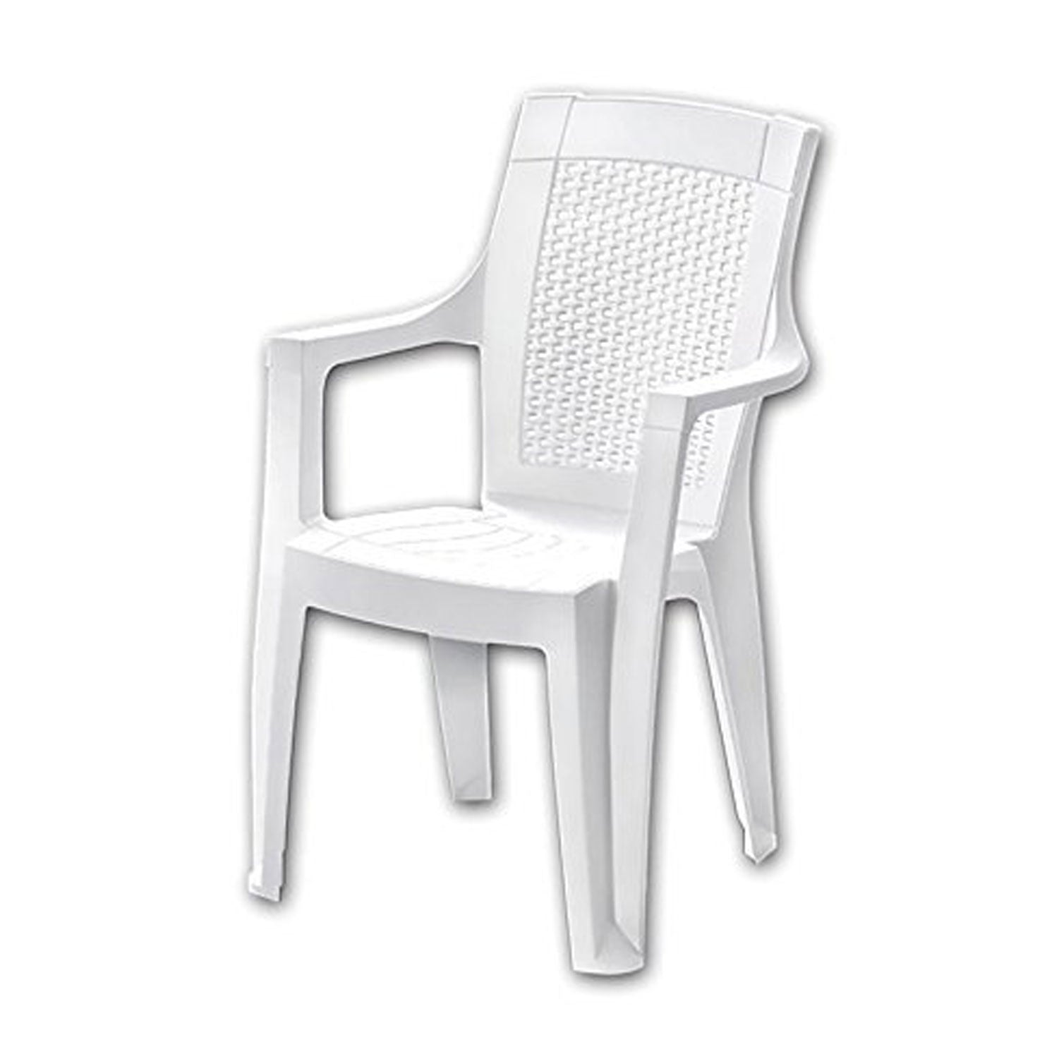 POLTRONA SEDIA MODELLO MADDALENA BIANCO 56X60X89 CM - DIMAPLAST PAS095BI