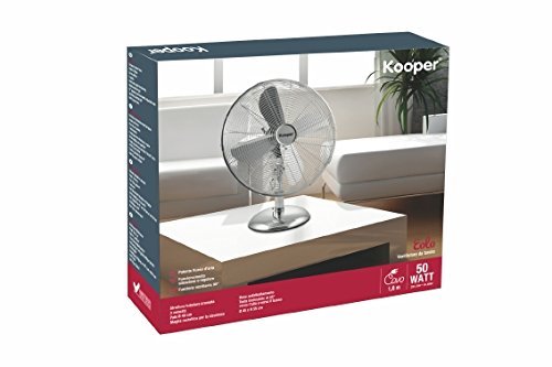 VENTILATORE TAVOLO CROMATO DIAMETRO 40 CM