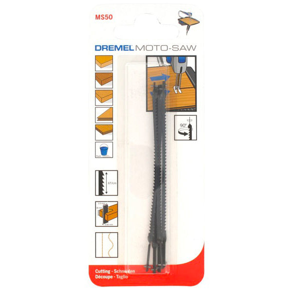 5 lame taglio legno multiuso Dremel