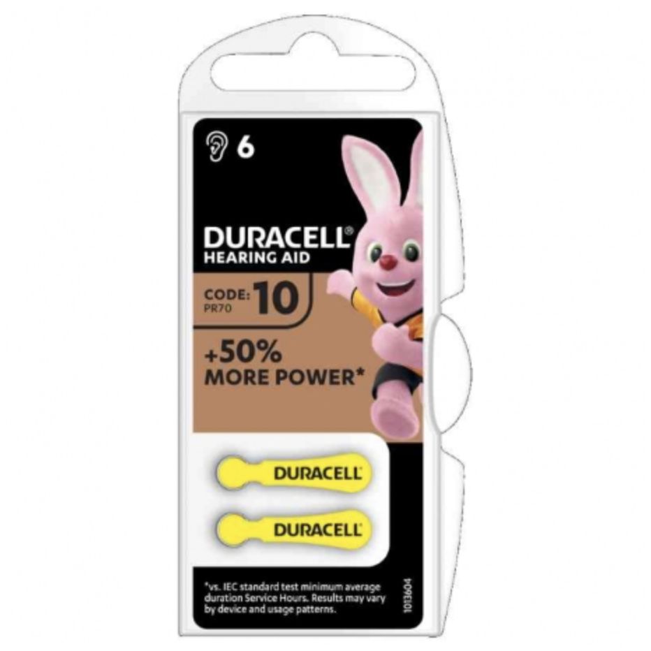 Duracell Easytab batterie per protesi acustiche TAB10