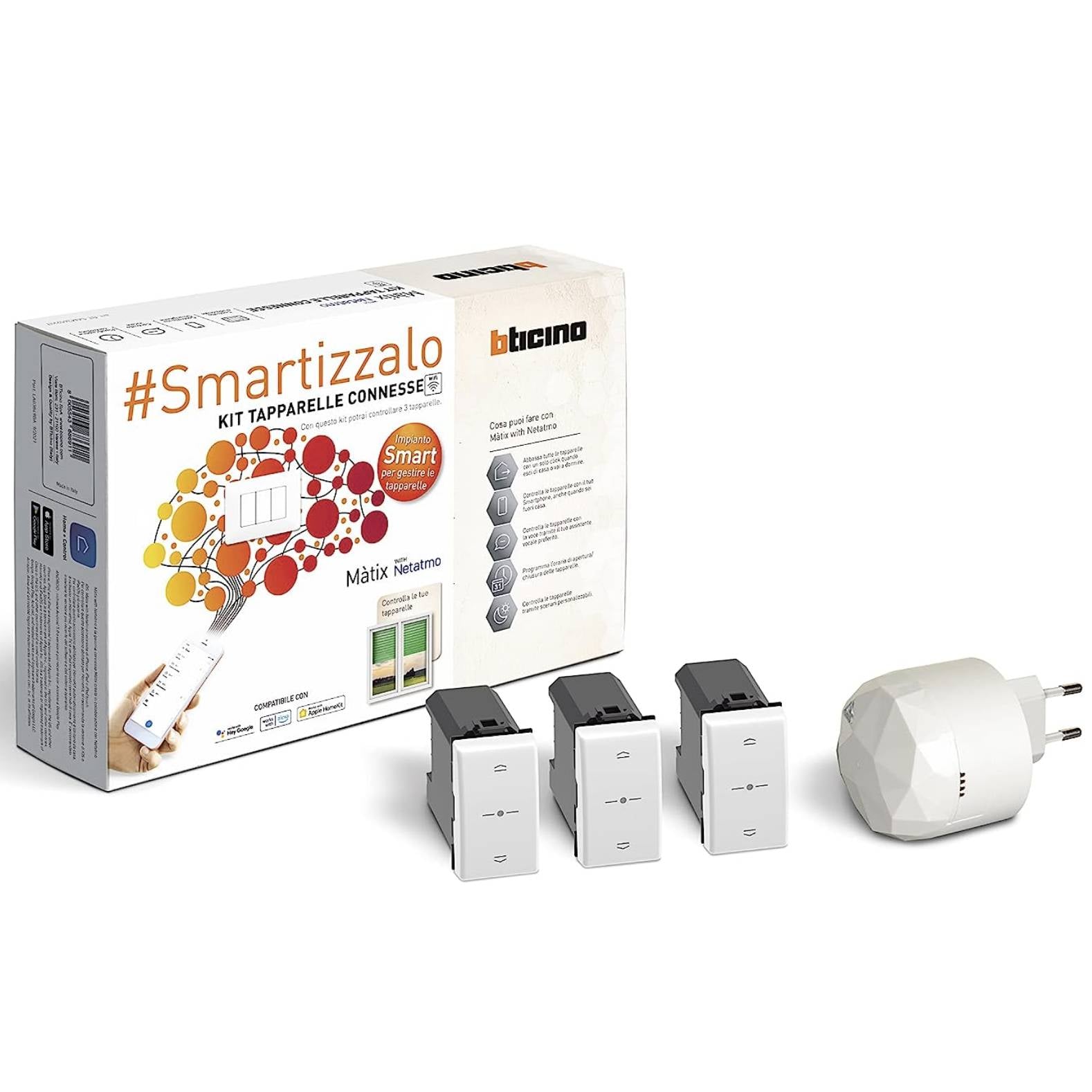 Bticino Matix kit tapparelle connesse bianco