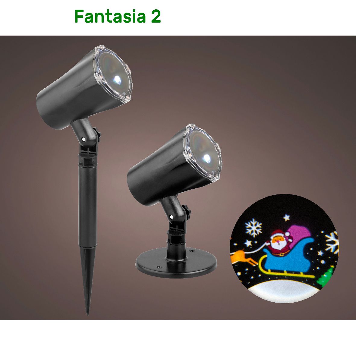 Proiettore rotante da esterno Kaemingk