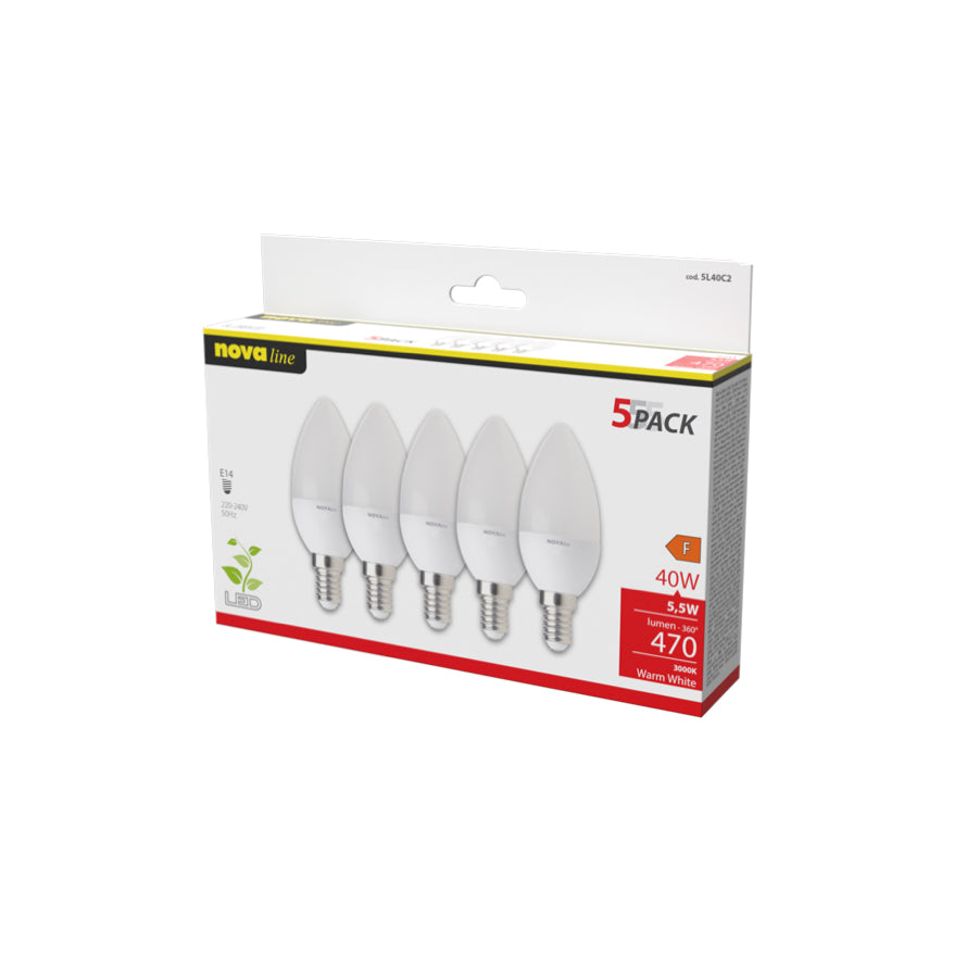 Lampadine LED Oliva 5PZ E14