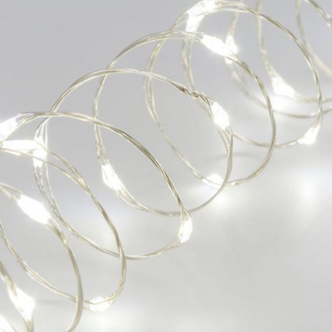 Catena lineare luci natalizie microLED