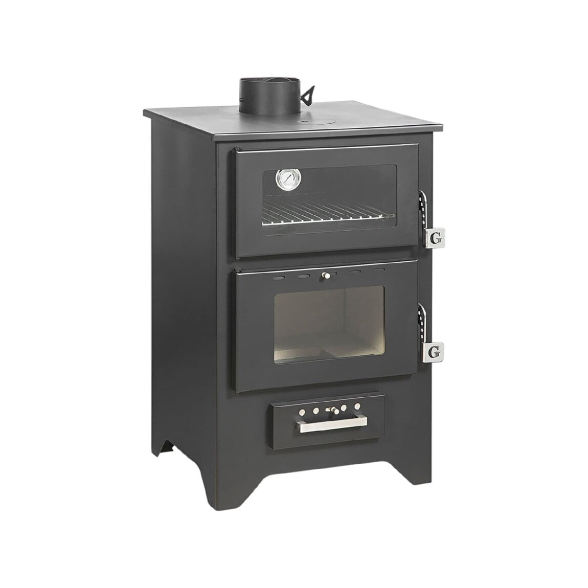 STUFA A LEGNA CON FORNO SILVIA