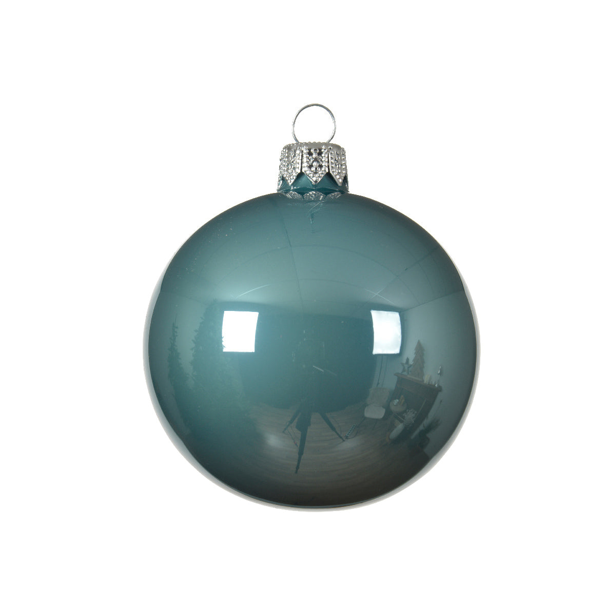 Pallina di natale 8 cm vetro 8