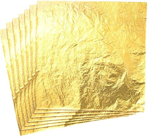 FOGLIA COLORE ORO 14 X 14 CM 25 PEZZI