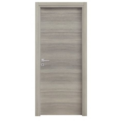 Porta da interno Microtec 210x80 cm colore grigio rovere
