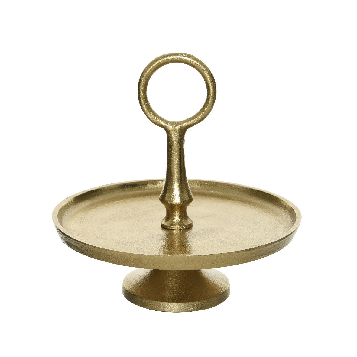 Alzatina 1 ripiano oro