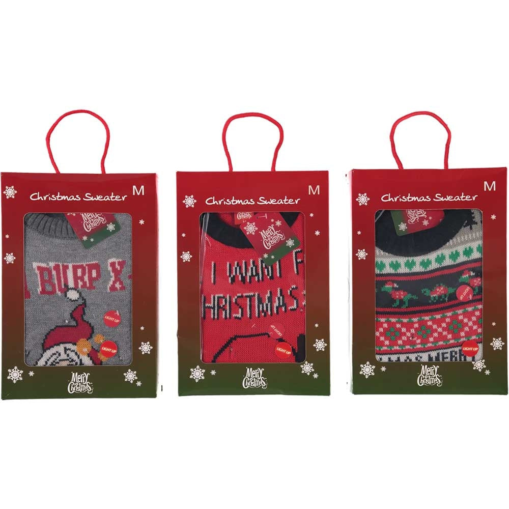 Maglione X-mas natalizia uomo Taglia M