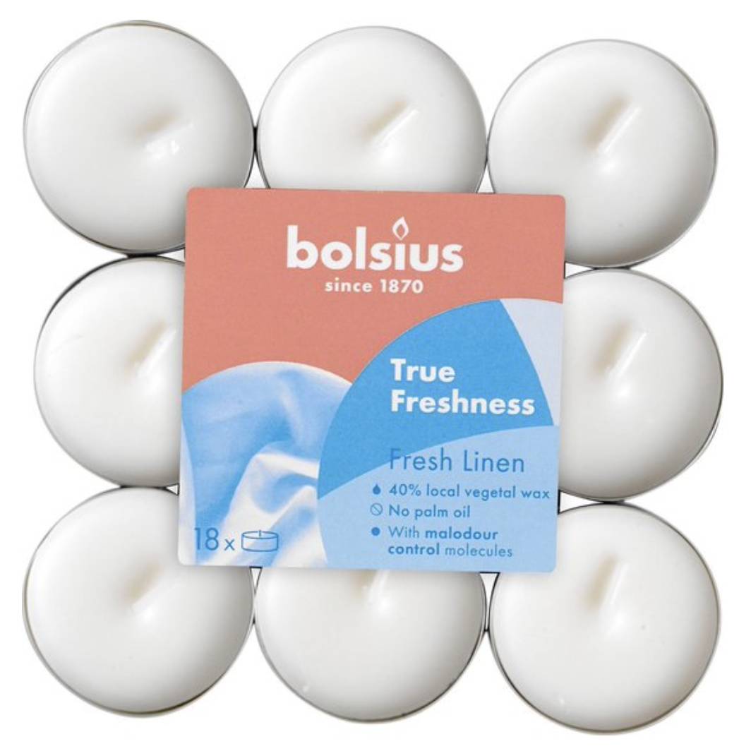 18 candele Tealight 4h Bolsius 12