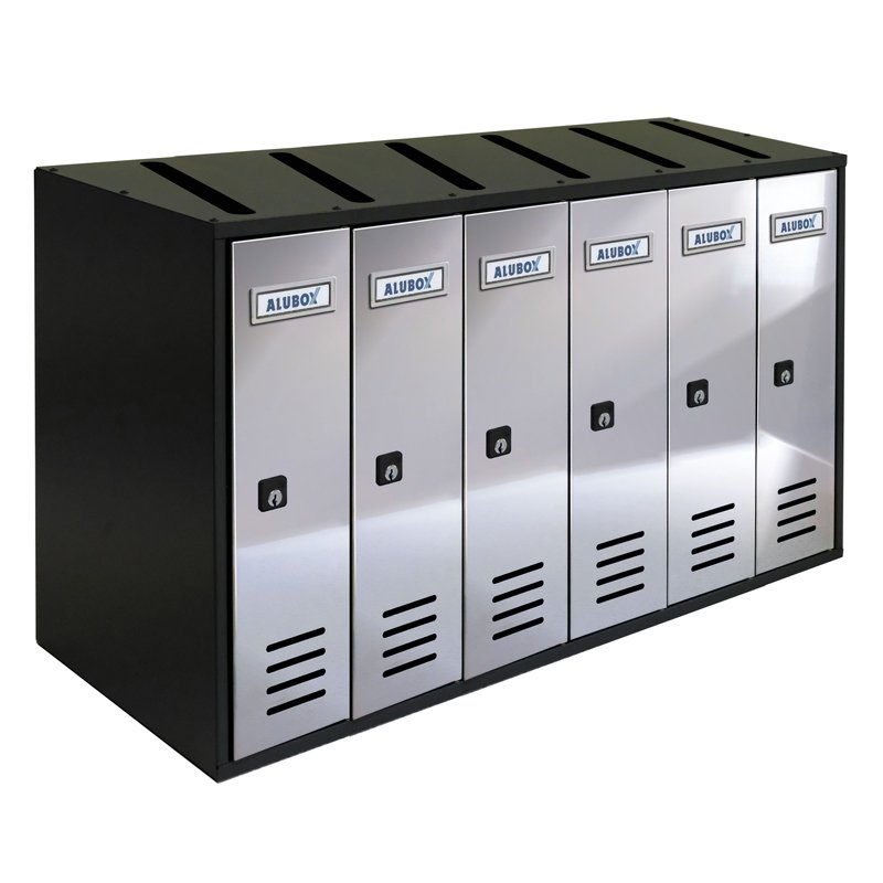 Blocchiera 6 cassette INOX