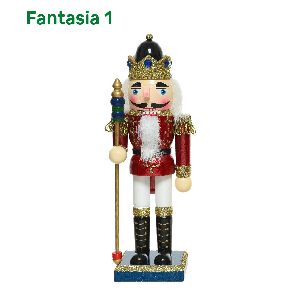 Soldatino shiaccianoci natalizio Kaemingk 25 cm