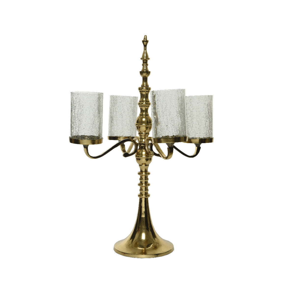 Candelabro oro 4 bracci