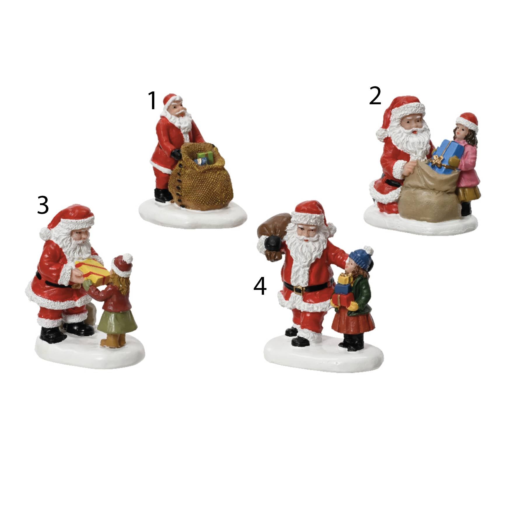 Statuetta babbo natale 7.5 cm