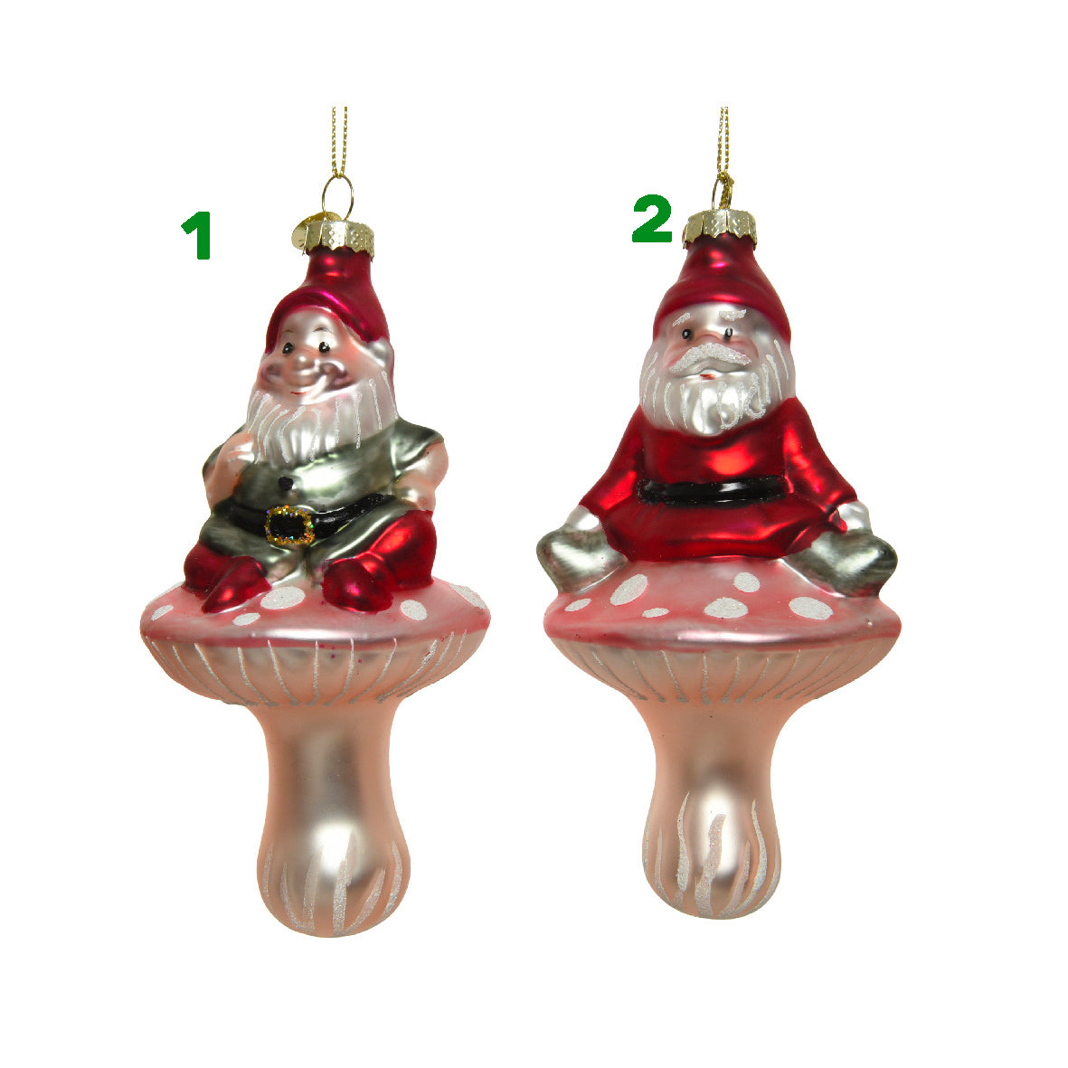 Pendaglio gnomo su funghetto