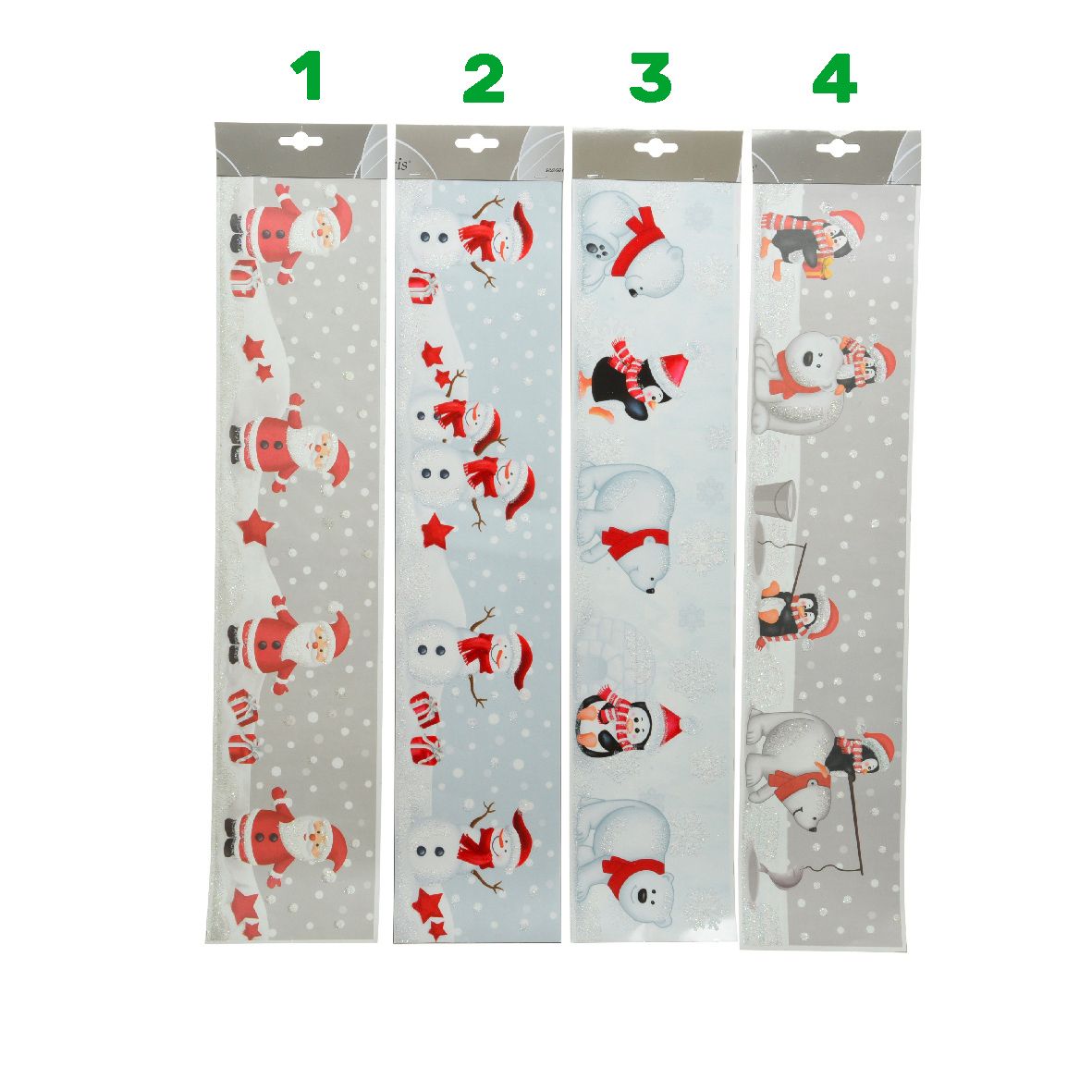 Decorazione finestra scenari natalizi