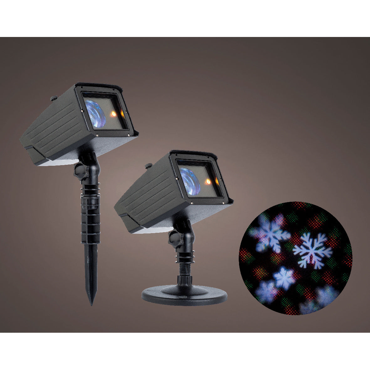 Proiettore LED rotante natalizio