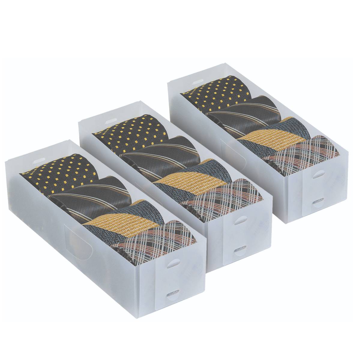 Set 3 divisori per cassetti Small white