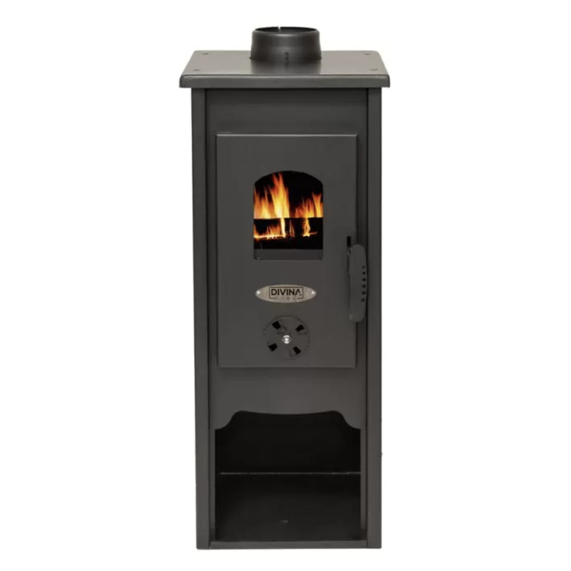 Stufa a legna in acciaio Irina 6,1 KW 3