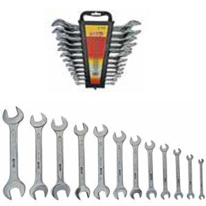 SERIE CHIAVI FISSE CON CLIP CROMO/VANADIUM 12 PEZZI MM 6