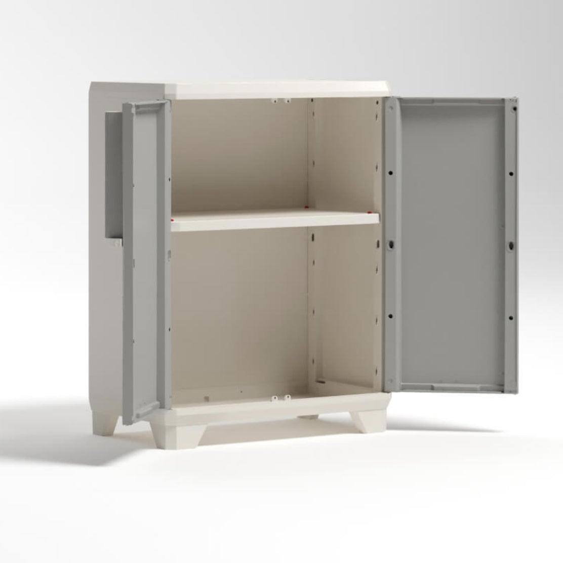 Armadio in resina Linear Wood Basso