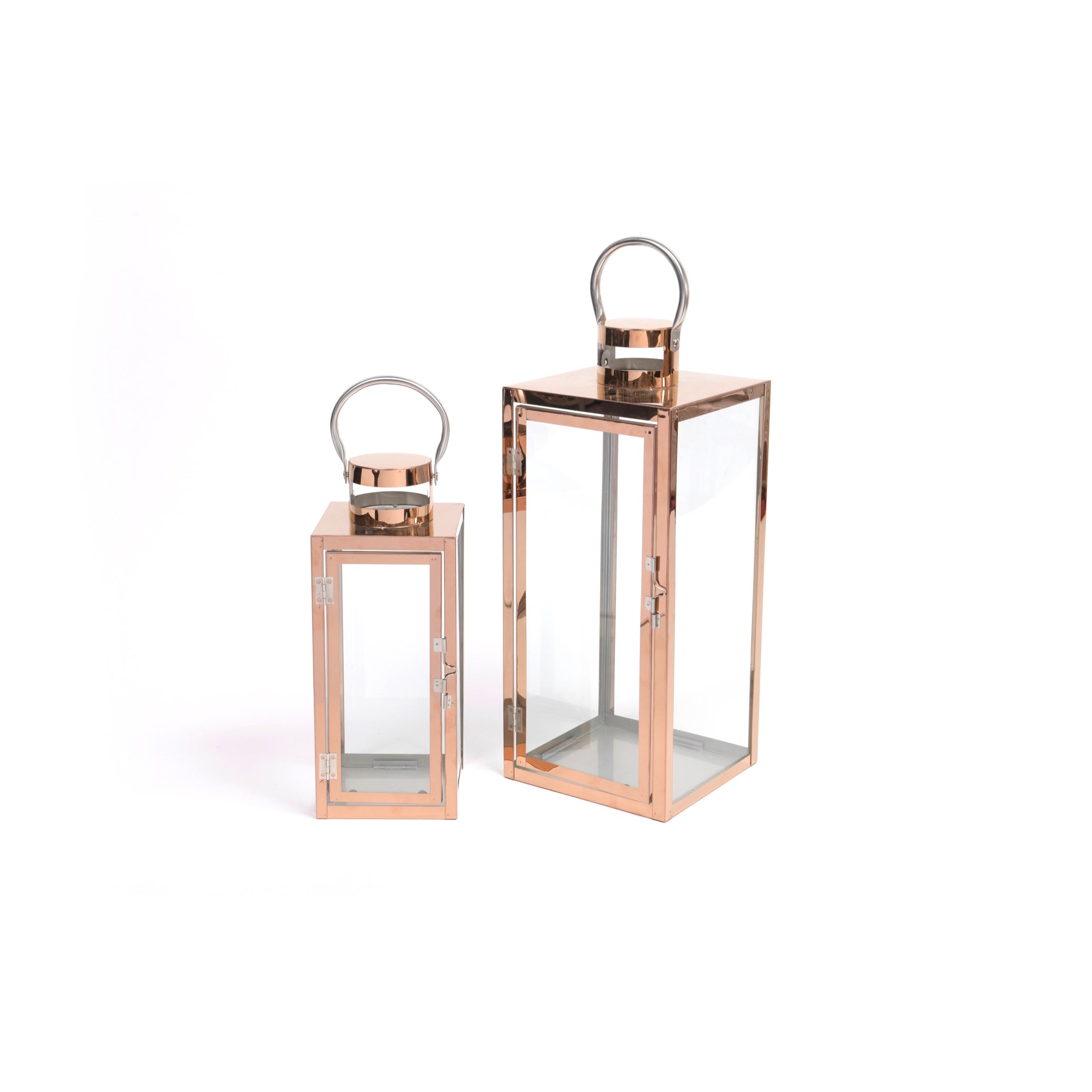 Set 2 lanterne in metallo Mercury