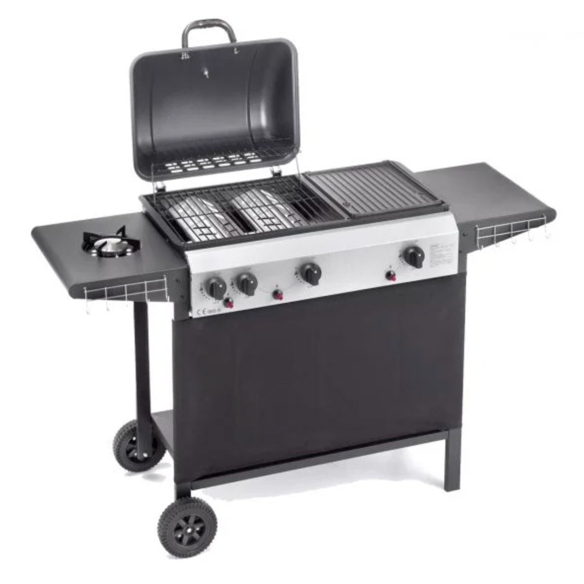 BARBECUE DOUBLE GAS 68X34MULTIFUNZIONE