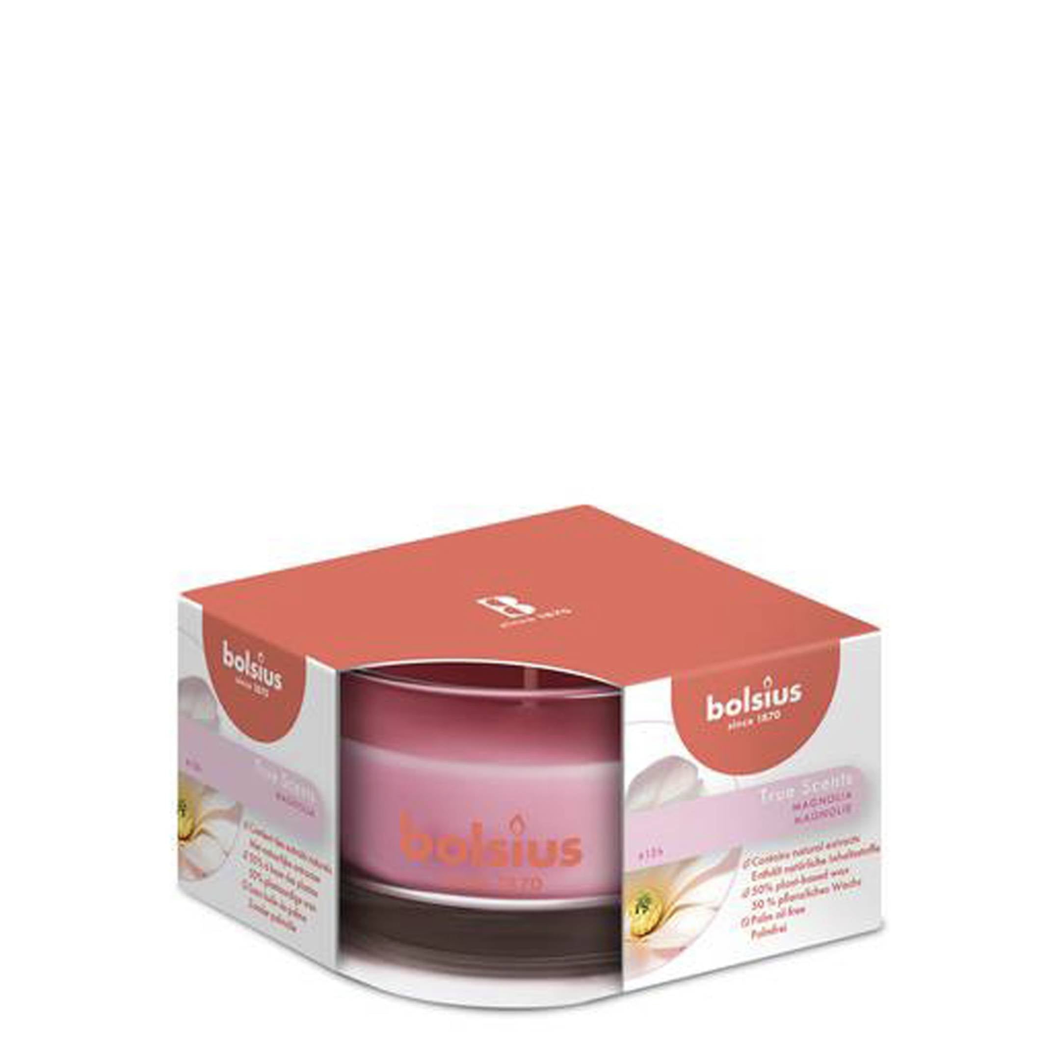 Candele in vetro profumate Bolsius 3