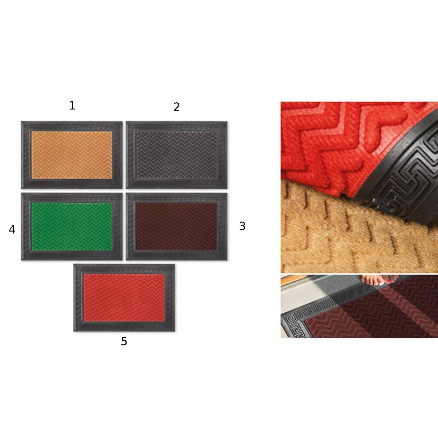 Zerbino moquette Greca 40x60cm 1