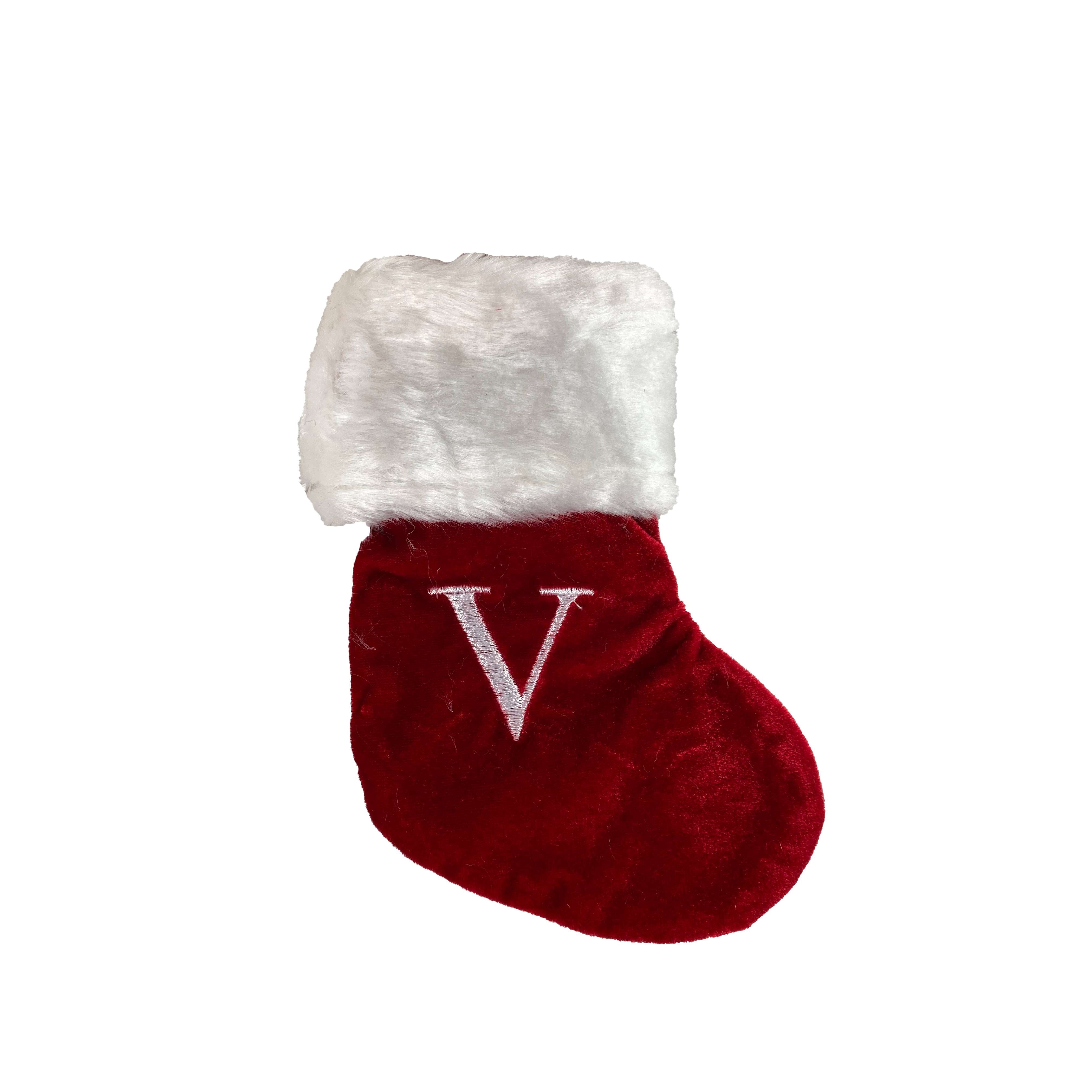 Addobbo albero mini calze con lettere Christmas inspiration 13