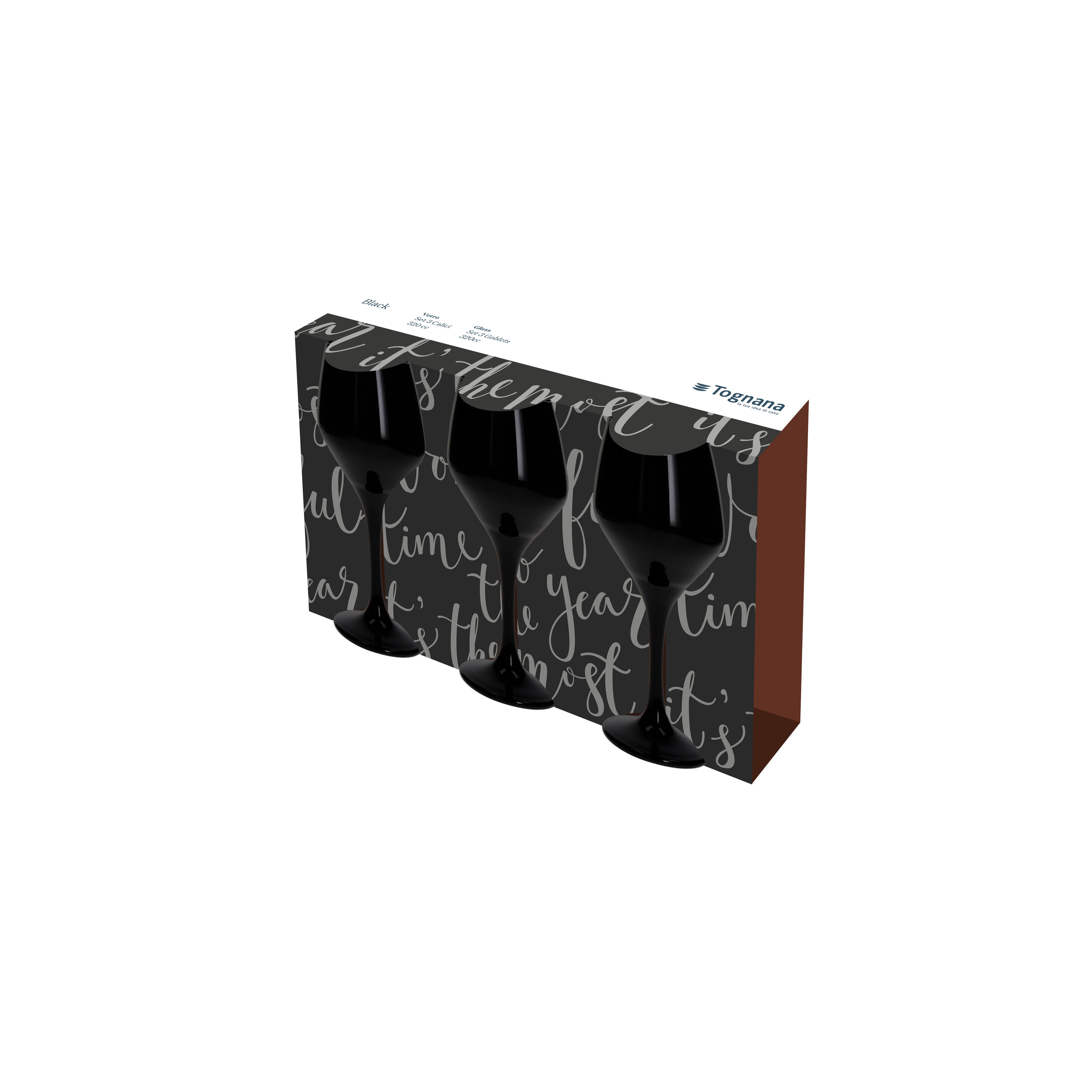 Set 3 calici 320cc Tognana