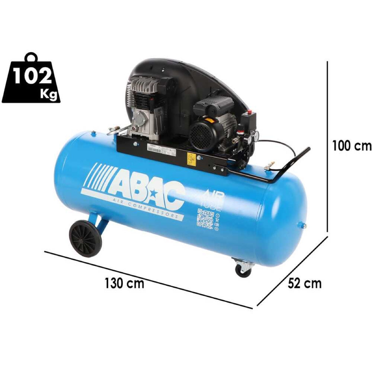 COMPRESSORE ABAC 200 LT 3HP 3