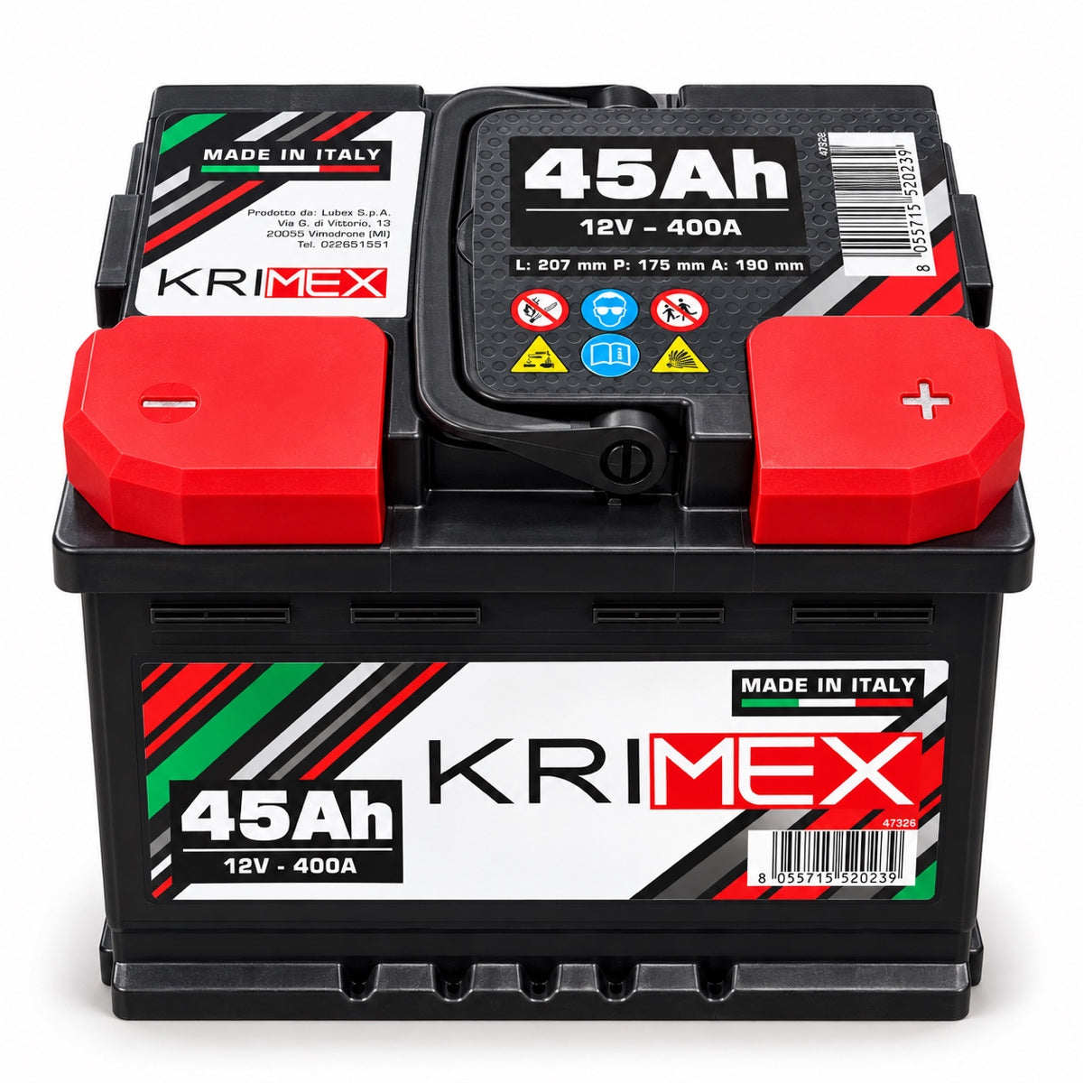 Batteria Auto KRIMEX Pronta all'Uso 2