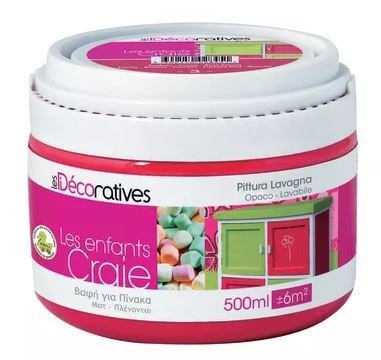 PITTURA LAVAGNA COLORE AZZURRO DA 500 ML