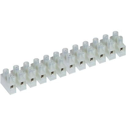 Morsettiera multipla con 12 morsetti sezionabili in nylon