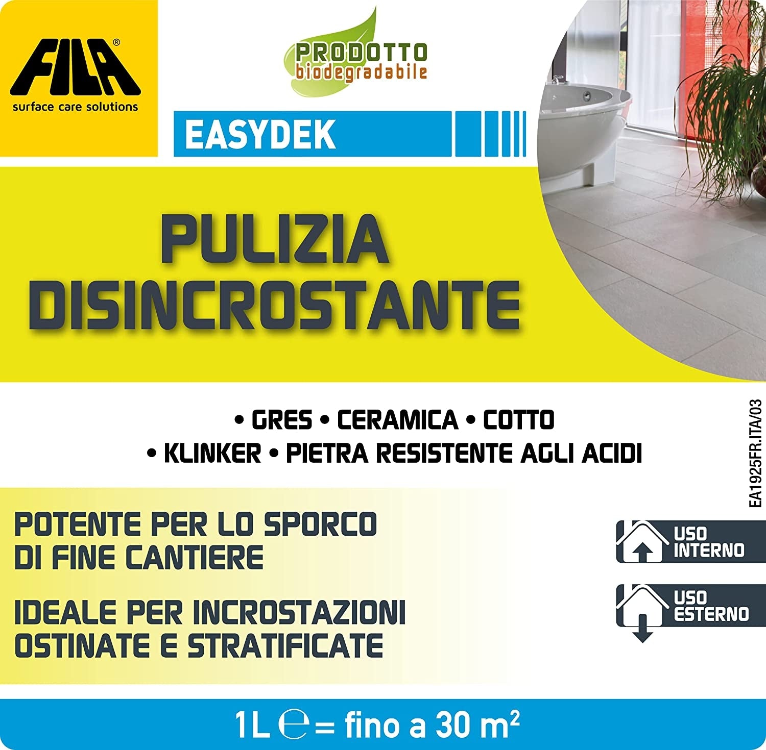 Easydek acido tamponato FILA formato 1lt - 5lt