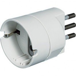 Adattatore spina 10A P30 bianco