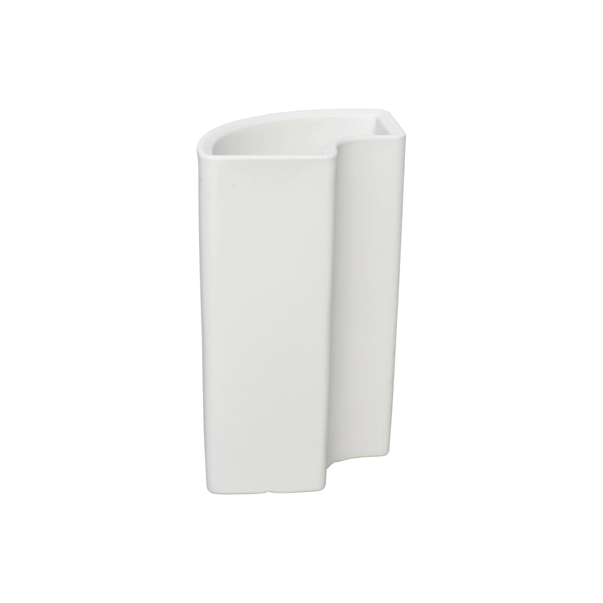 Vaso angolare Ivrea Bianco