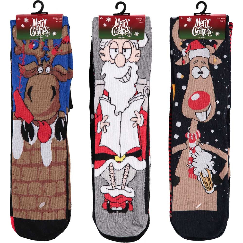 Calzini X-mas natalizi Uomo Taglia 41/46