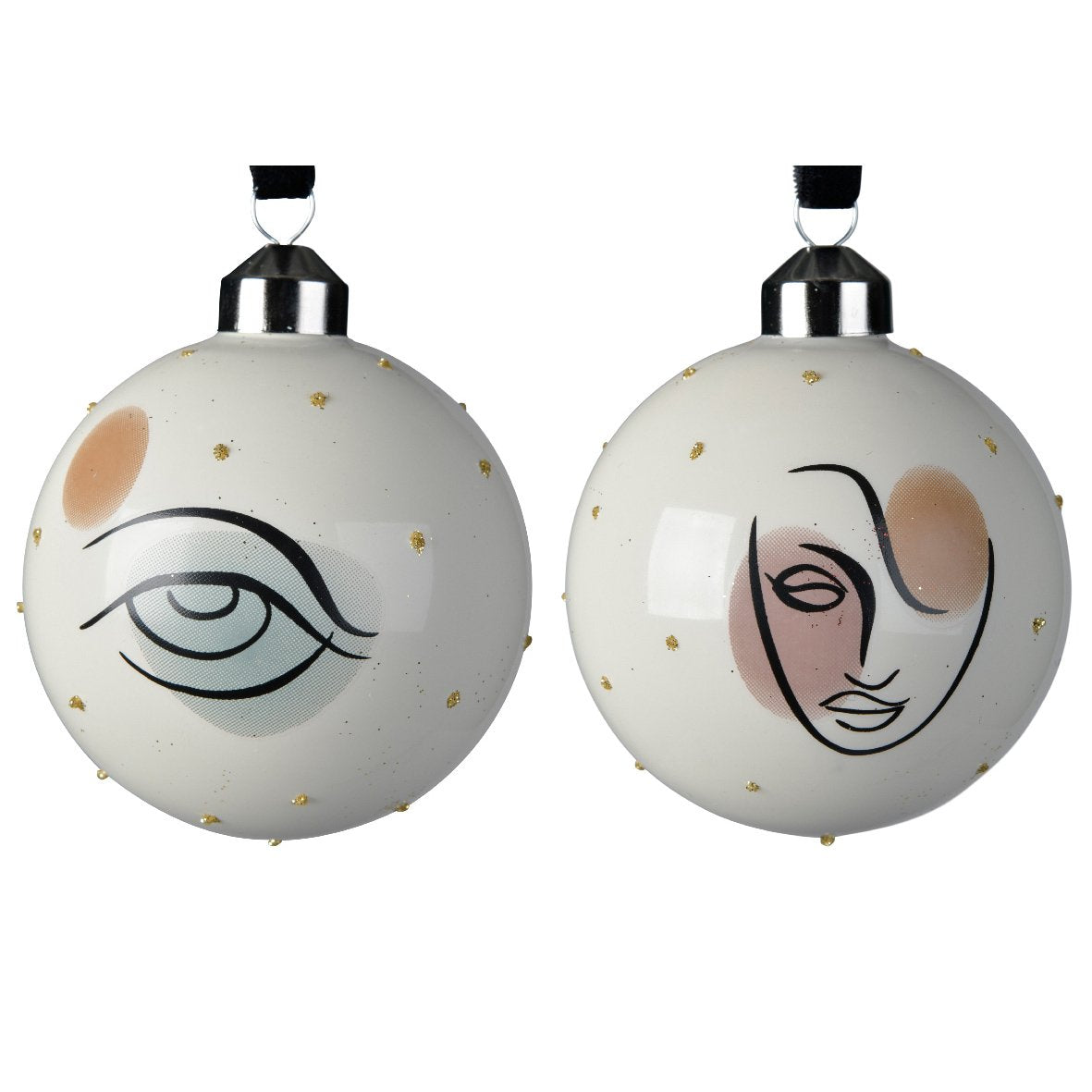 PALLA IN VETRO CON FANTASIA OCCHIO