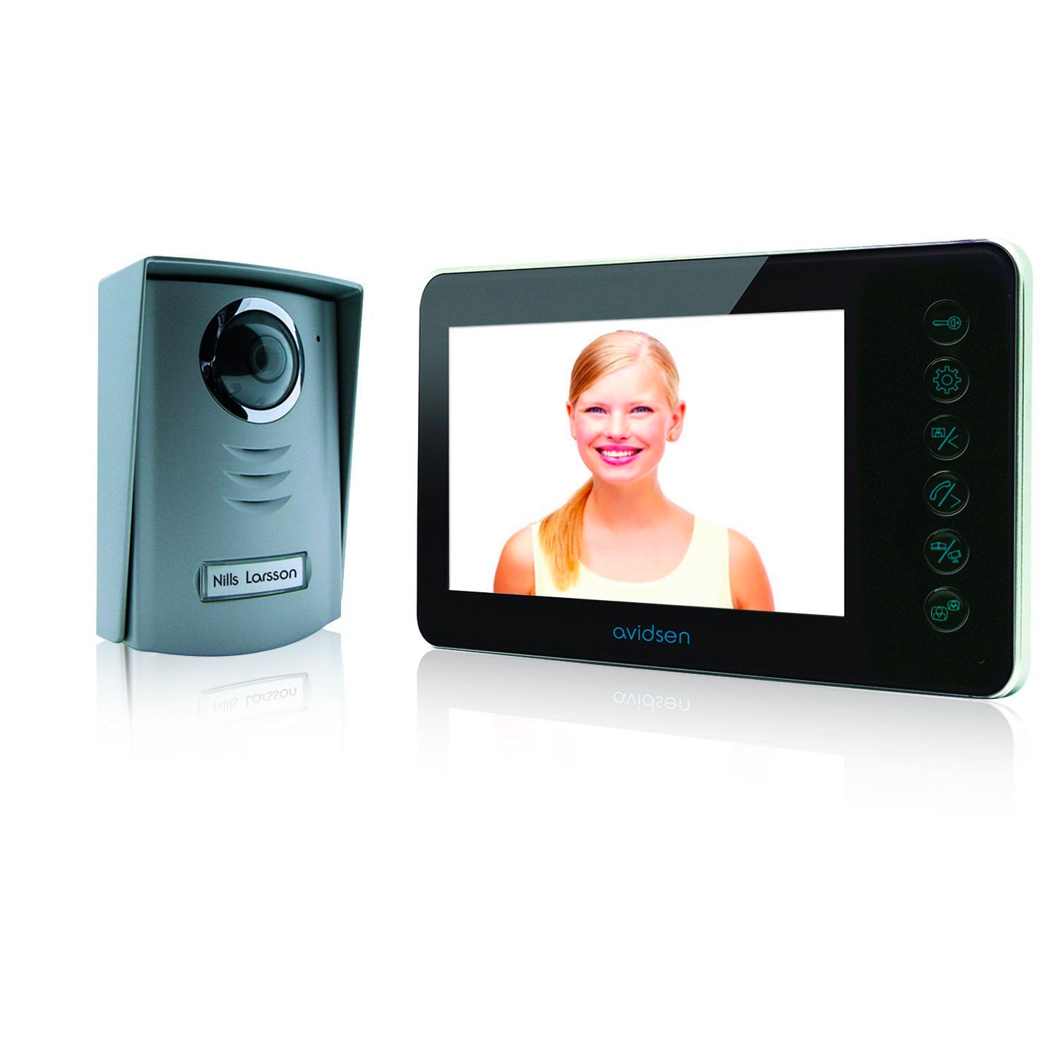 Avidsen 112241 Ylva 7 Videocitofono nero