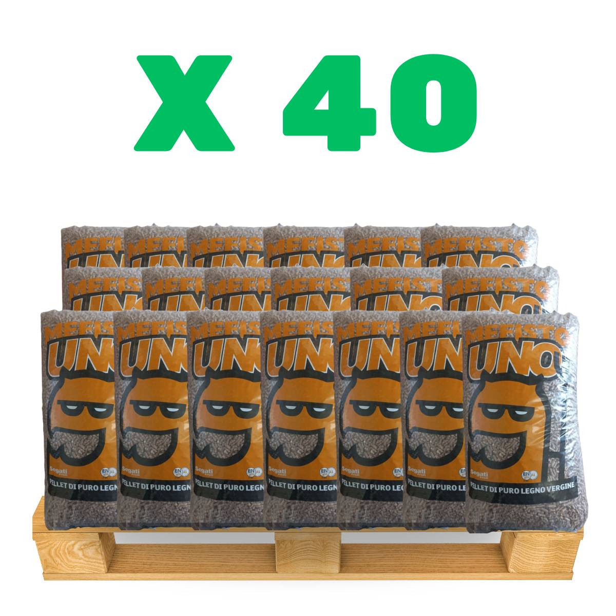 Pellet MefistoUno 40 pz 1