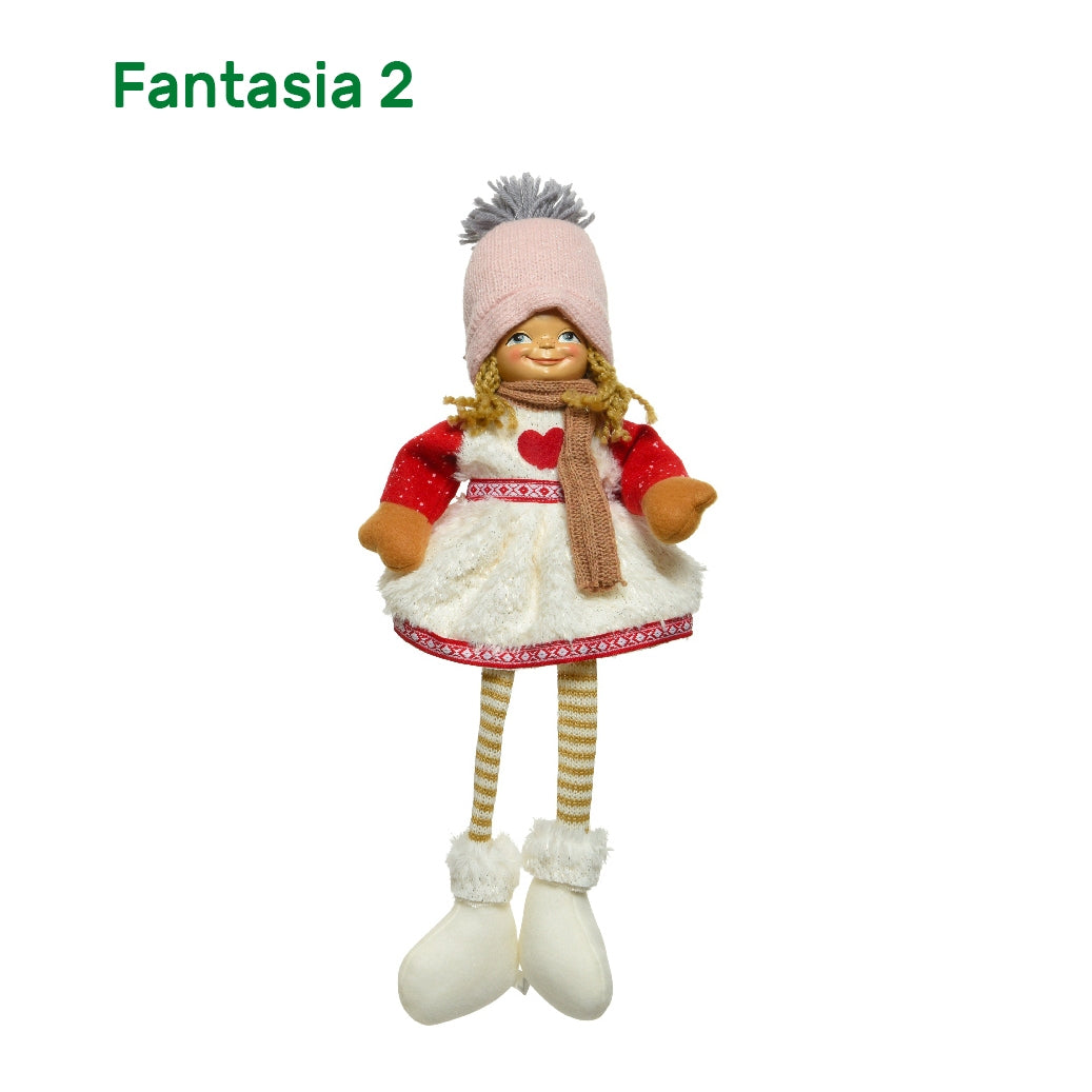 Bambola natalizia in stoffa Kaemingk 3