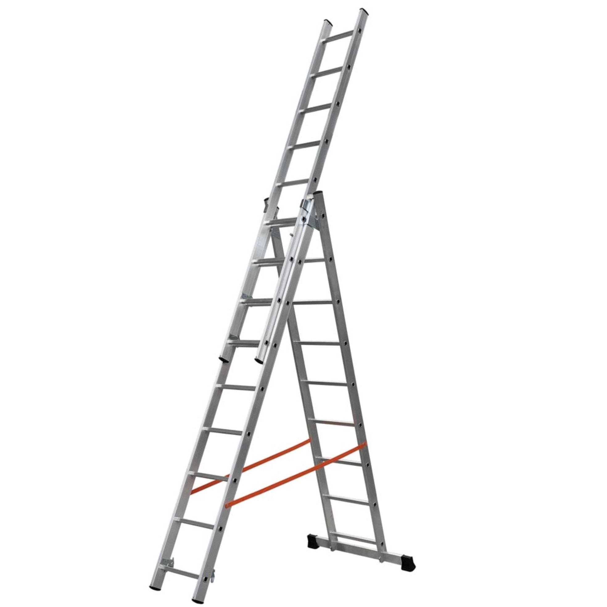 Scala in alluminio trasformabile 3x9