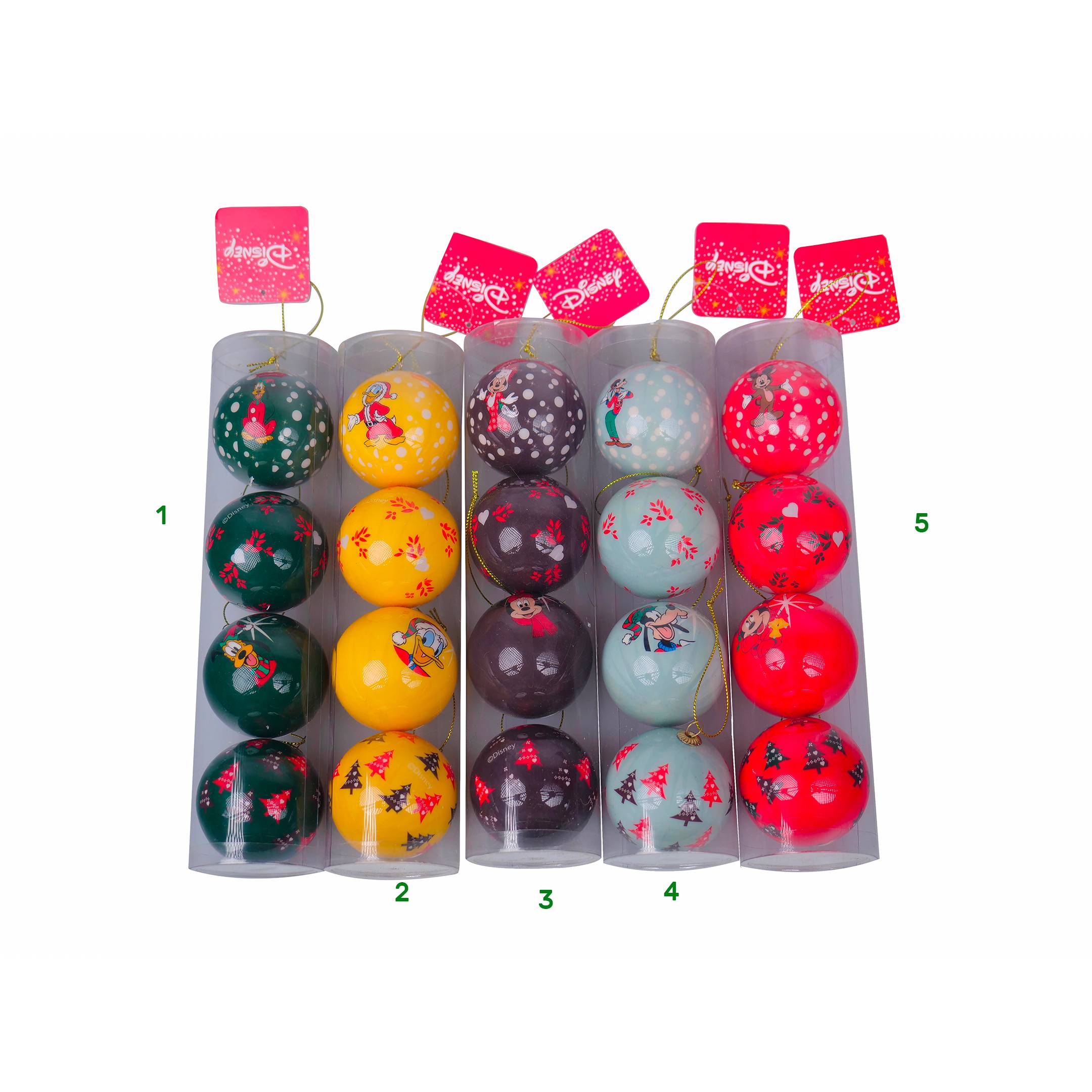 Palline di natale in plastica Disney friends
