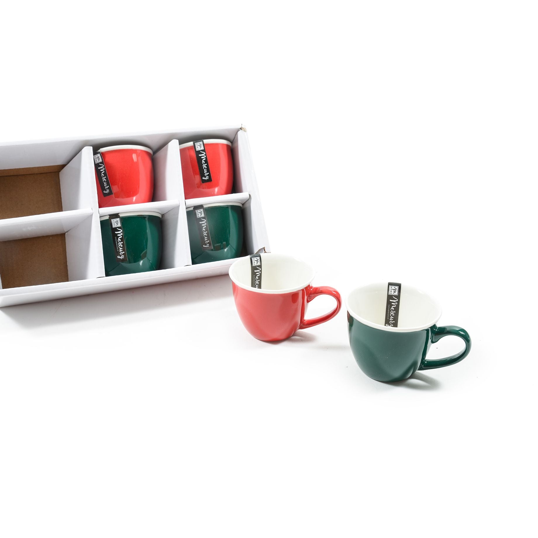 Set 6 tazzine da caff√© 'colors' Mercury