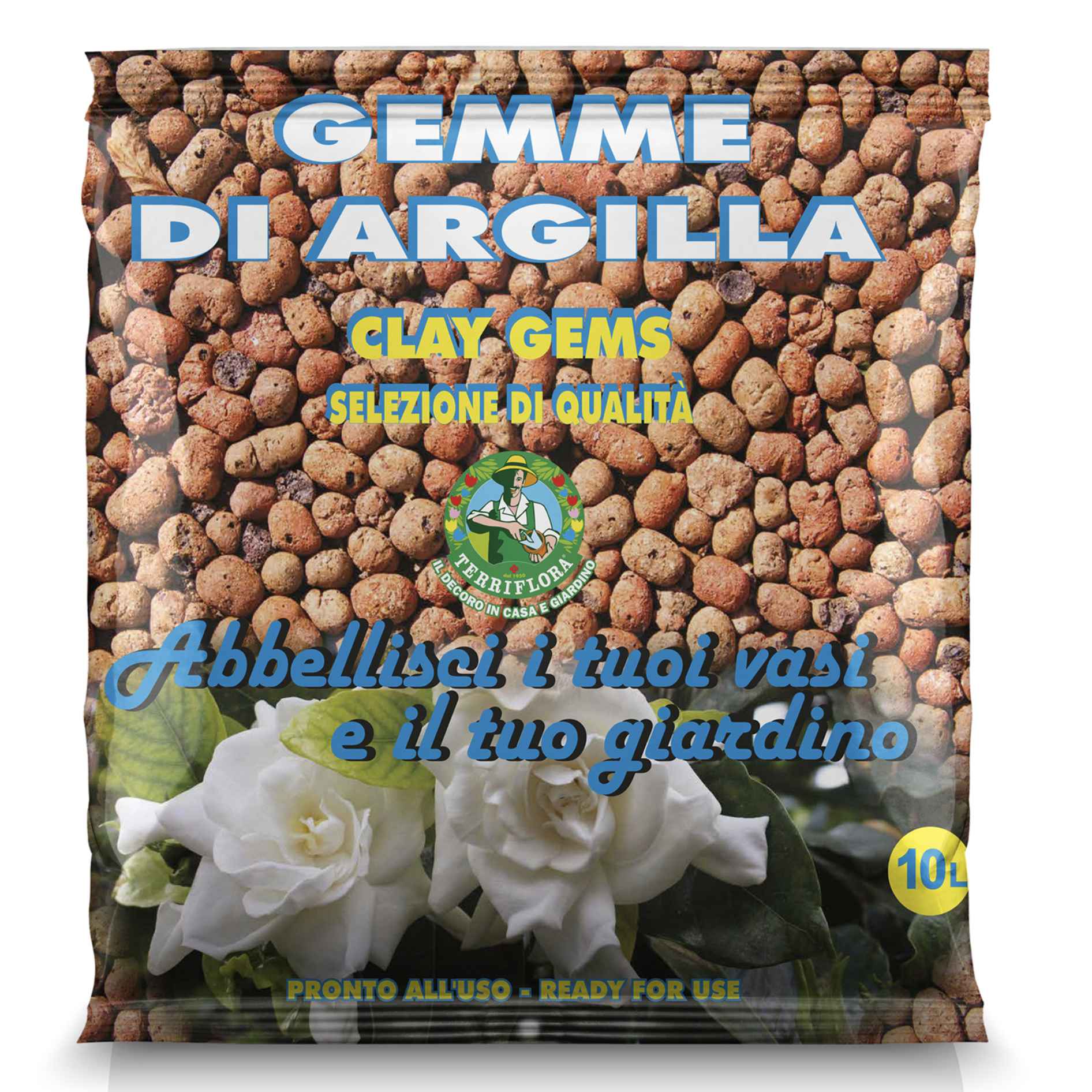 Gemme di argilla confezionata 10lt